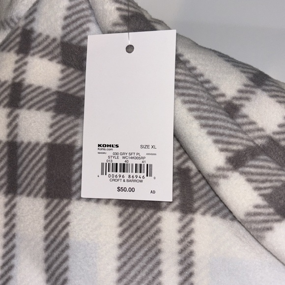 NWT CROFT AND BARROW COZY SHERPA CARDIGAN - Picture 4 of 5